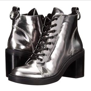 Dolce Vita Metallic Lynx Combat Bootie